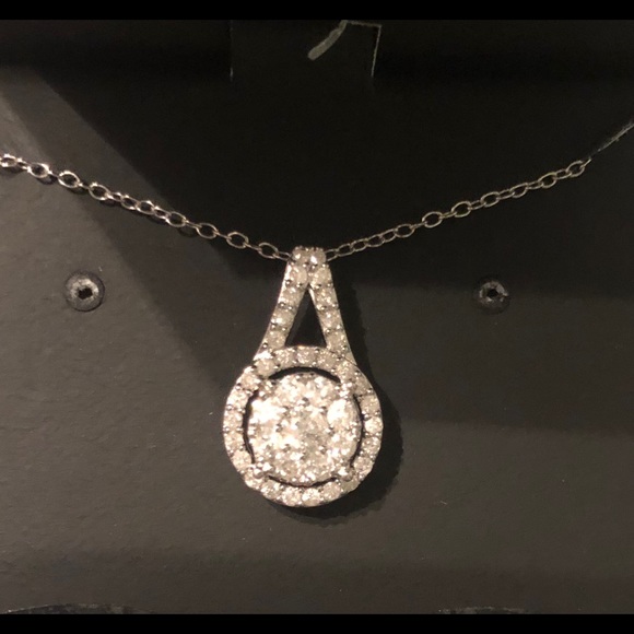 1/2 ct. t.w. Diamond Pendant 18” Necklace - Picture 2 of 4